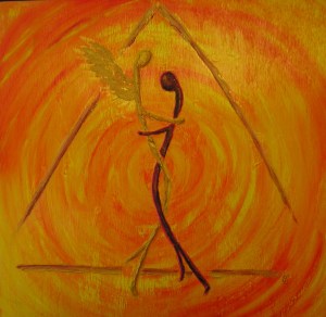Spirit Dancer Painting By Sallyjane Woods